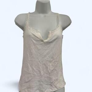 Brandy melville white lace trim